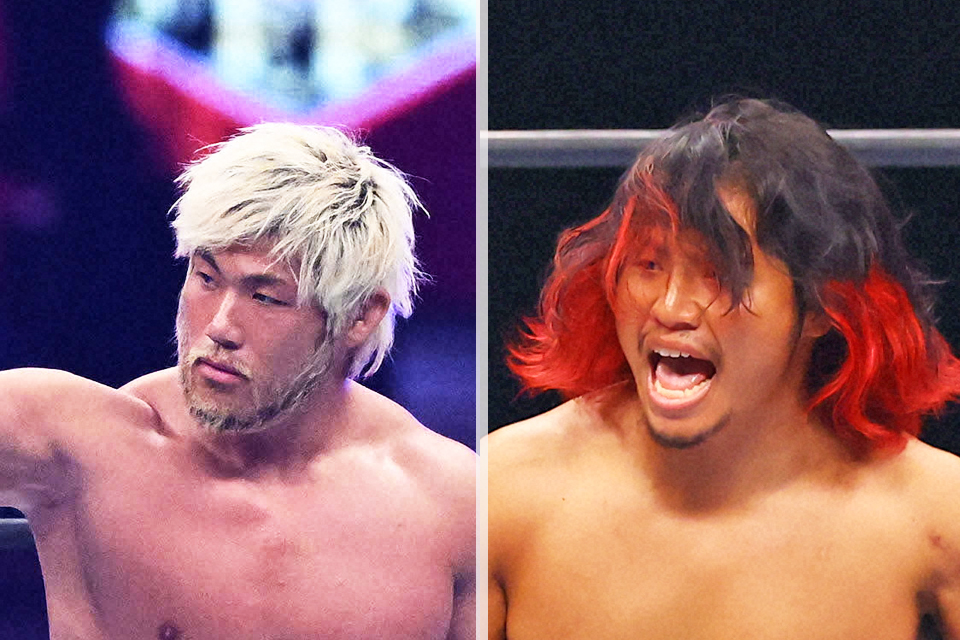 SANADA（左）と高橋ヒロム