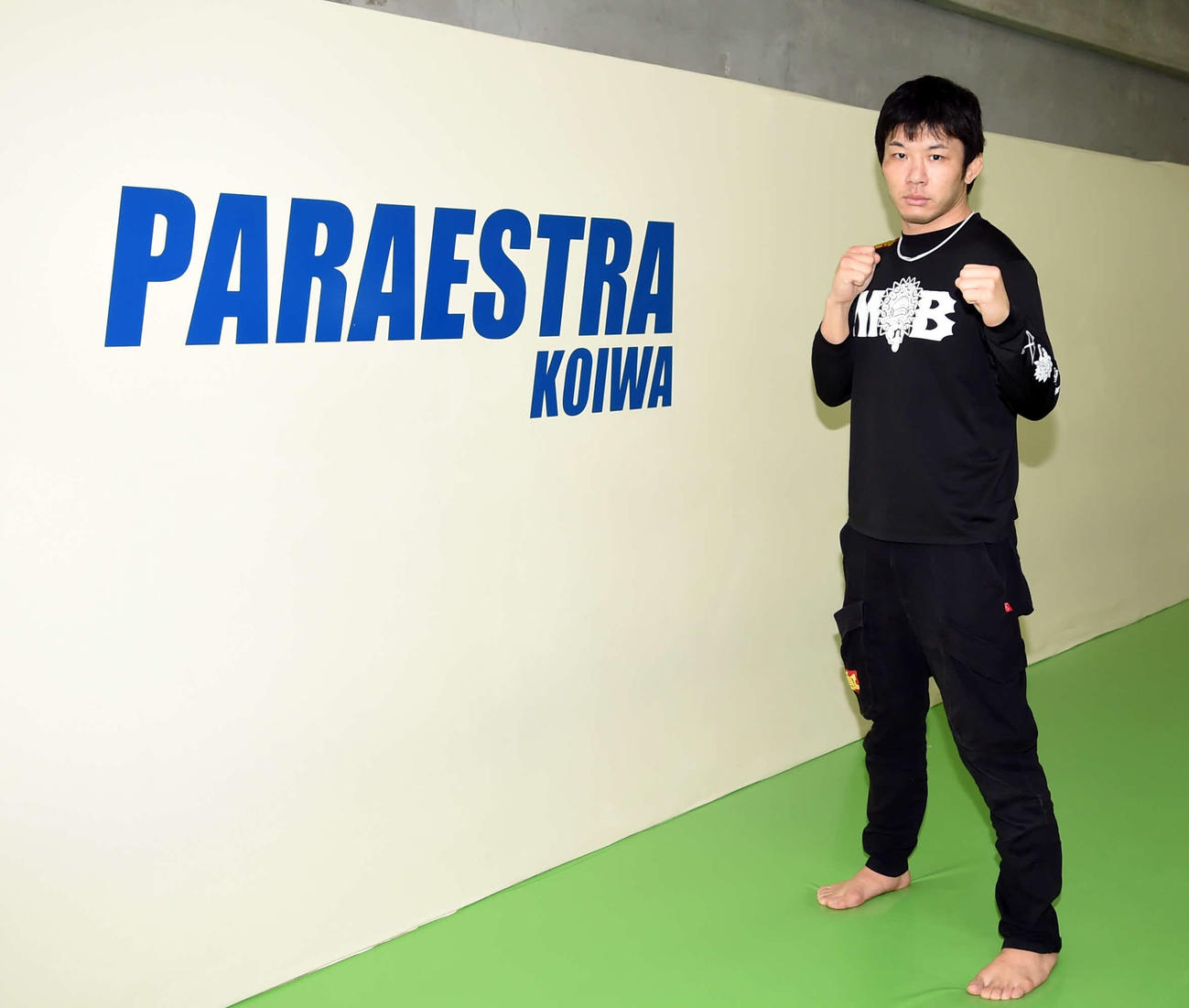 1年ぶりの再起戦に臨む斎藤裕（撮影・山田愛斗）