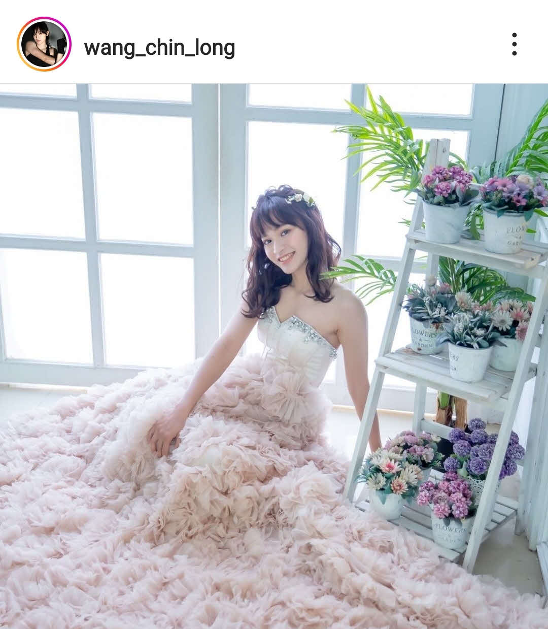 ワン・チンロンのインスタグラムから
