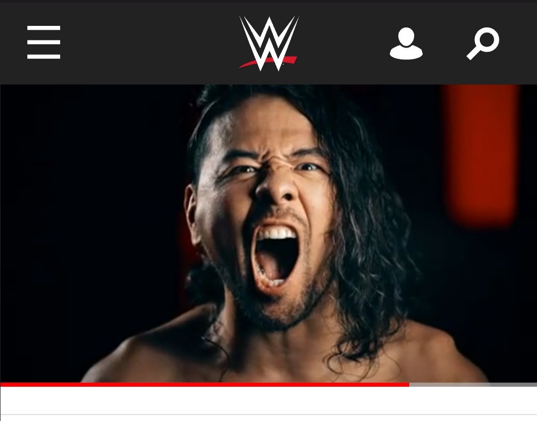 トレーニング映像でスマックダウン大会に登場した中邑真輔（WWE公式サイトから）