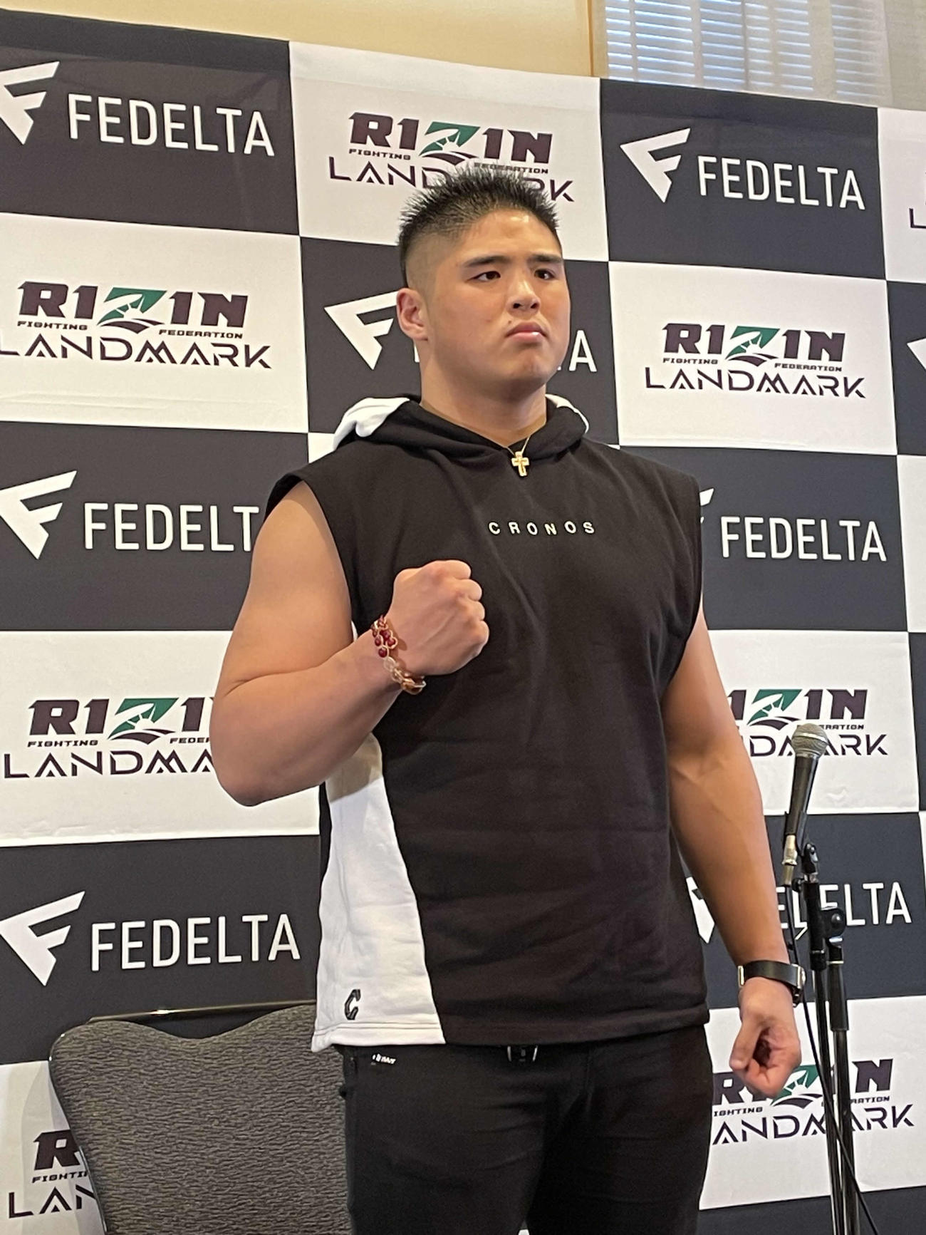 「RIZIN LANDMARK 5 IN YOYOGI」に向けて試合前会見に臨んだスダリオ剛