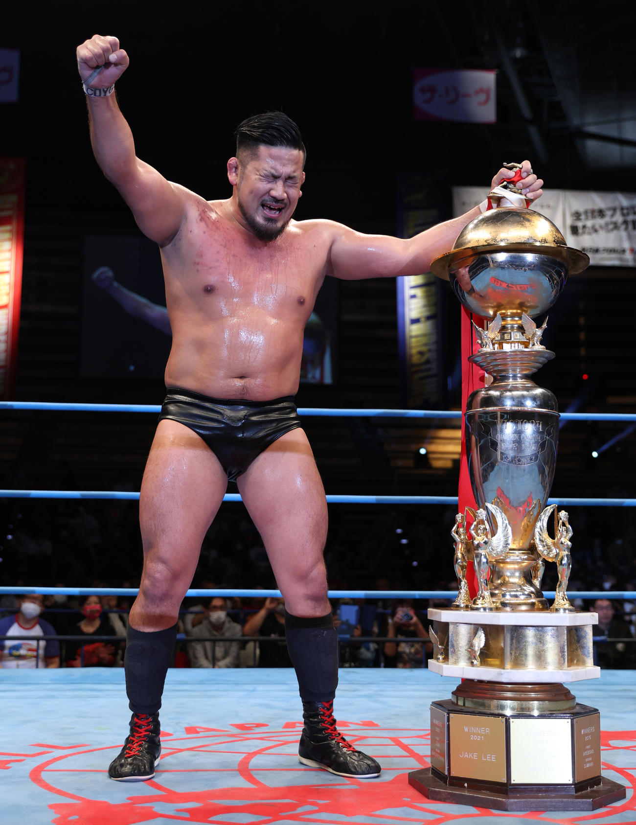 チャンピオンカーニバル2023を制した芦野（撮影・中島郁夫）