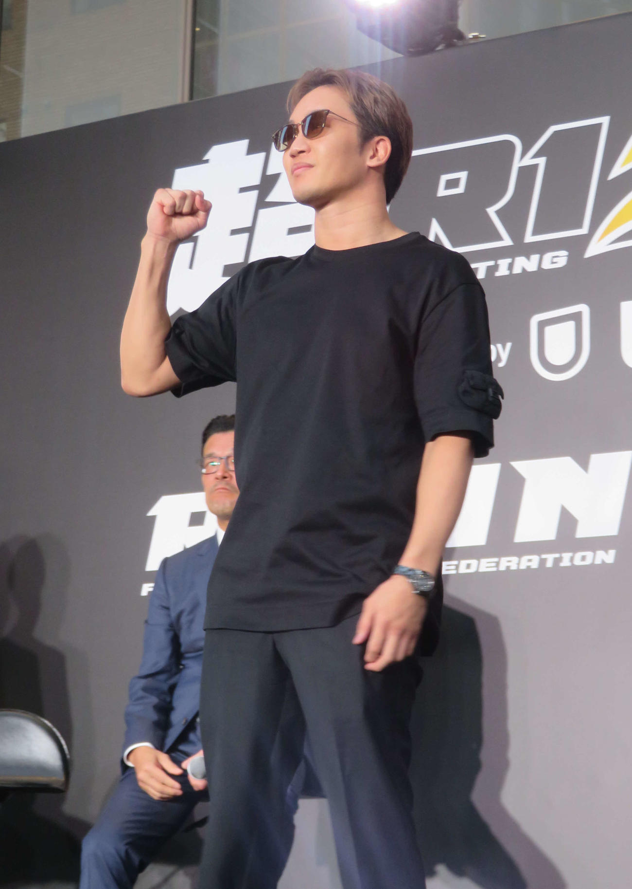 ファン公開となる超RIZIN2大会の記者会見に臨んだ朝倉未来