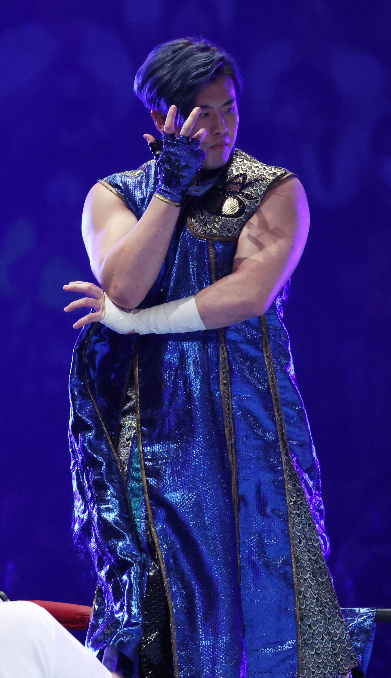 入場するワト（撮影・中島郁夫）