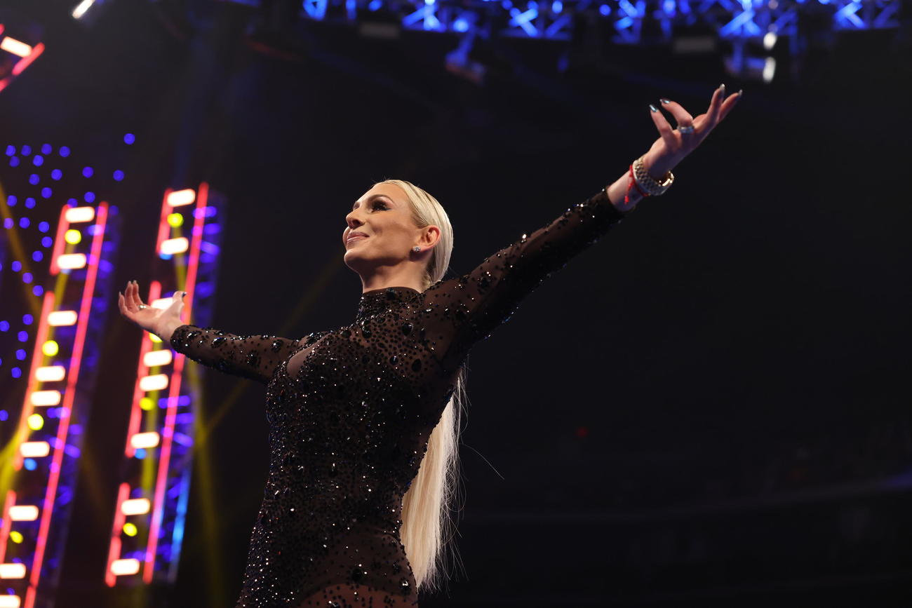69日ぶりにWWEリングに戻ったシャーロット・フレアー（C）2023 WWE, Inc. All Rights Reserved.