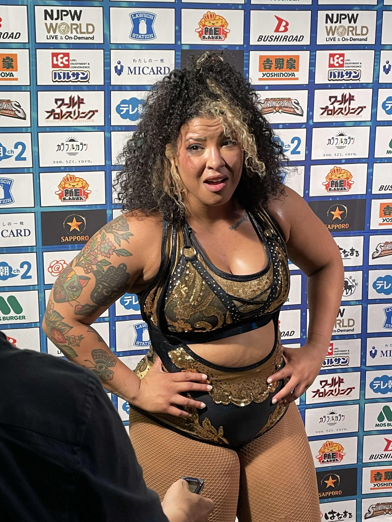 ジュリアに敗れ、ベルトを失ったナイチンゲール
