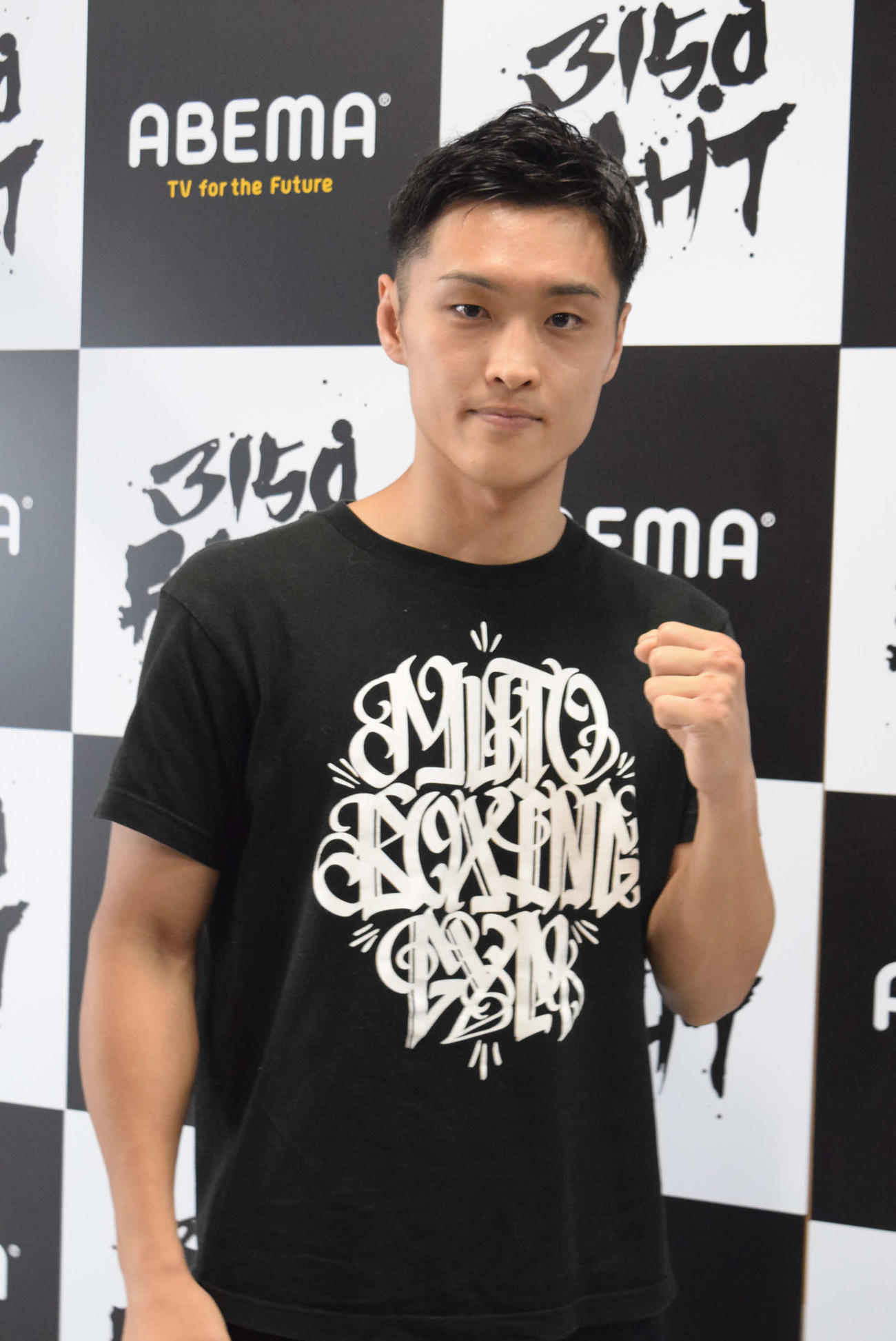 世界タイトル挑戦権獲得に意気込む“ナニワの普通”こと西田凌佑（撮影・阪口孝志）