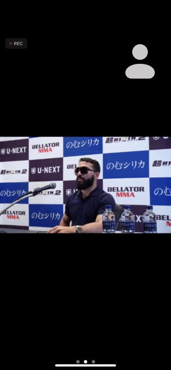30日の超RIZIN2へ向けて、出場全選手のインタビューに出席したパトリシオ・ピットブル