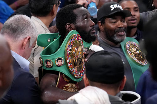 史上初の2階級4団体統一王者となったクロフォード（AP）