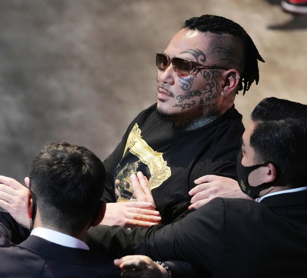 ブレイキング9オーディションに登場した所沢のタイソンこと久保広海（撮影・横山健太）