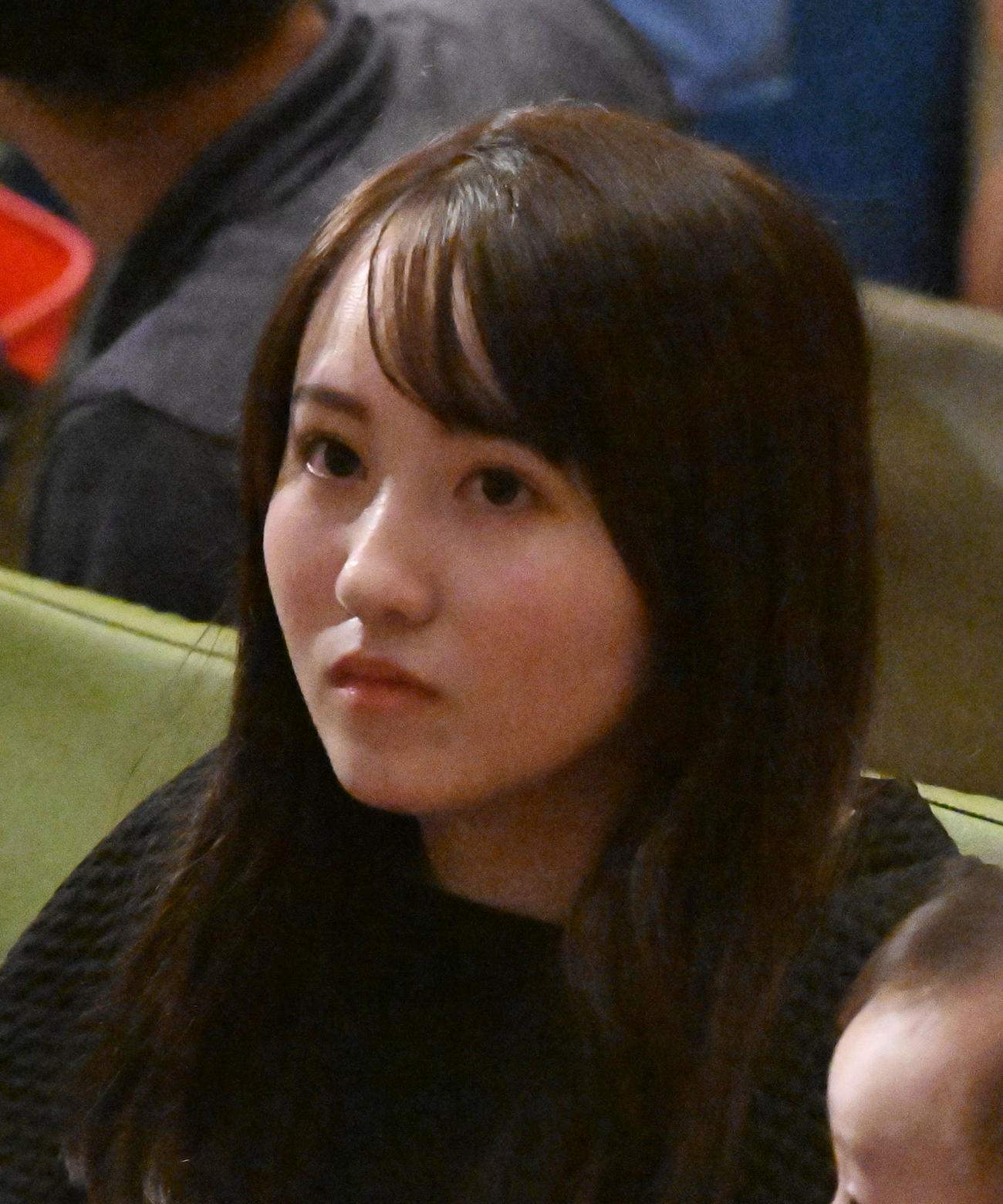 辰吉寿以輝対山原武人　辰吉寿以輝の優夫人（撮影・和賀正仁）