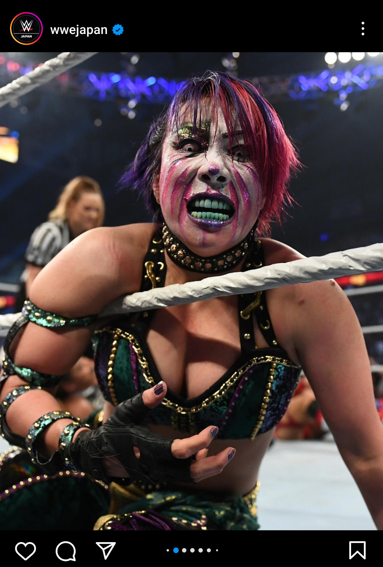 WWE】女子王者アスカ王座陥落 3WAY形式防衛戦でブレアに丸め込まれ