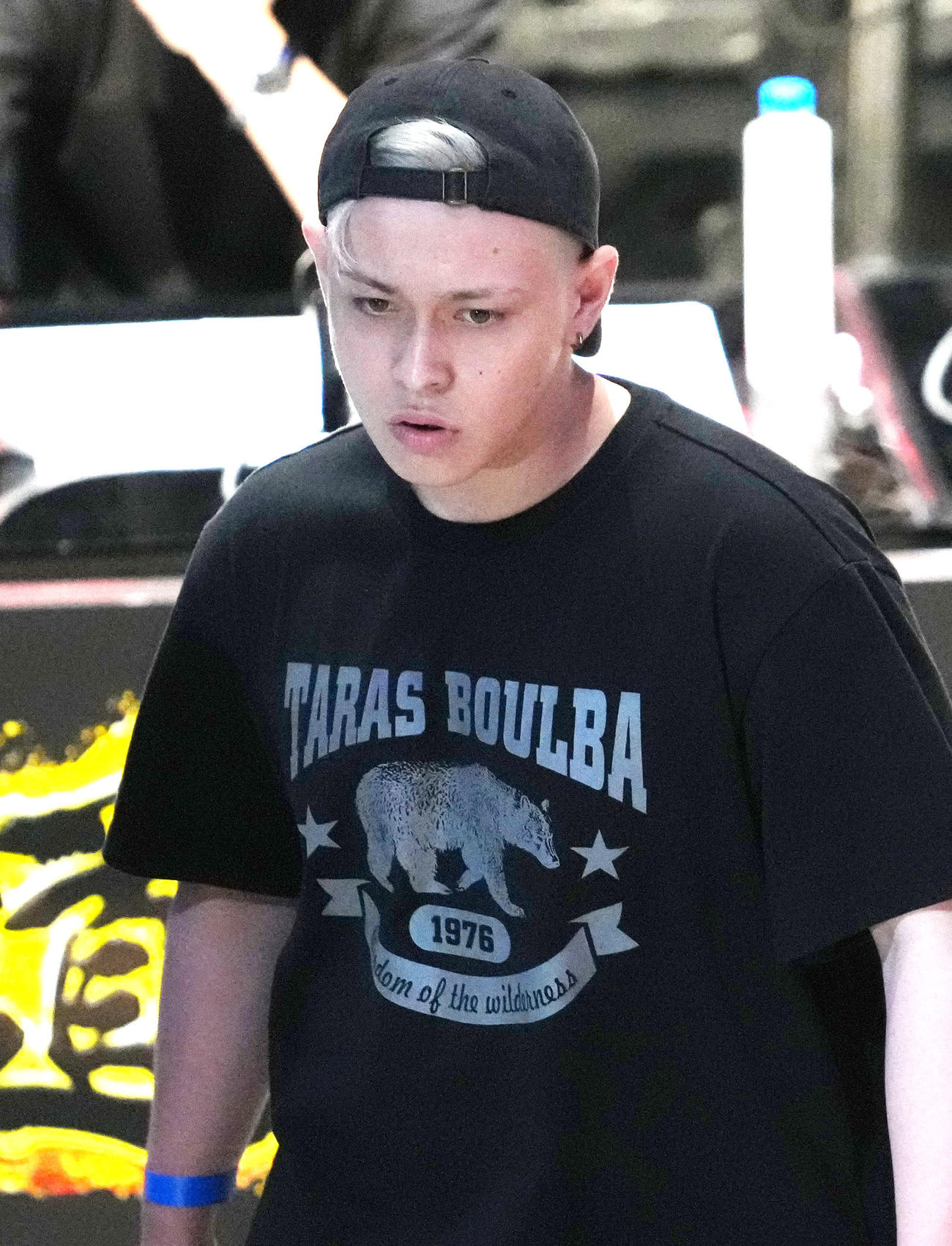 高校生枠で登場した、横浜のフーリガンこと林聖七　（撮影・横山健太）
