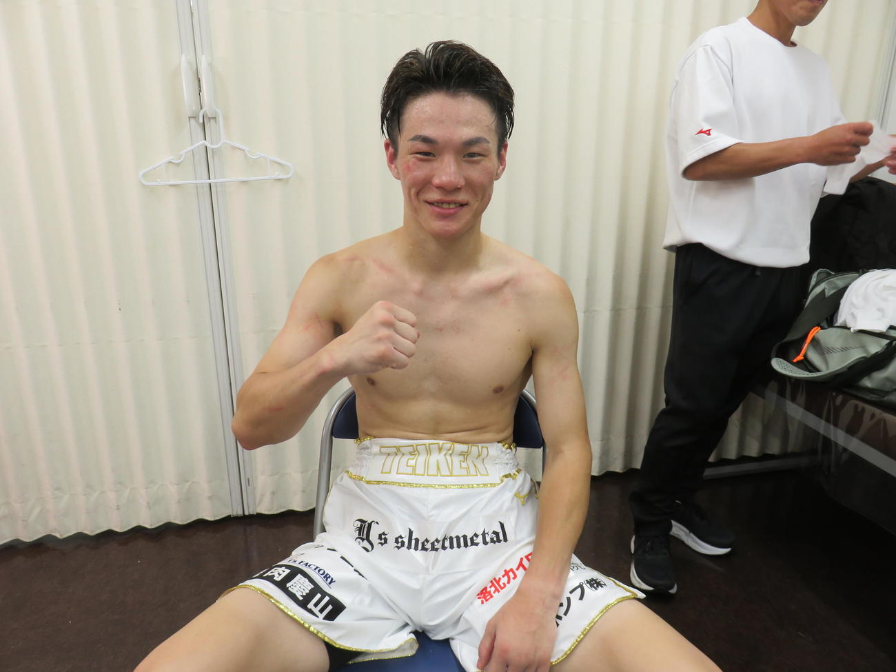 日本スーパーライト級最強挑戦者決定戦を制した同級1位の李健太（帝拳）