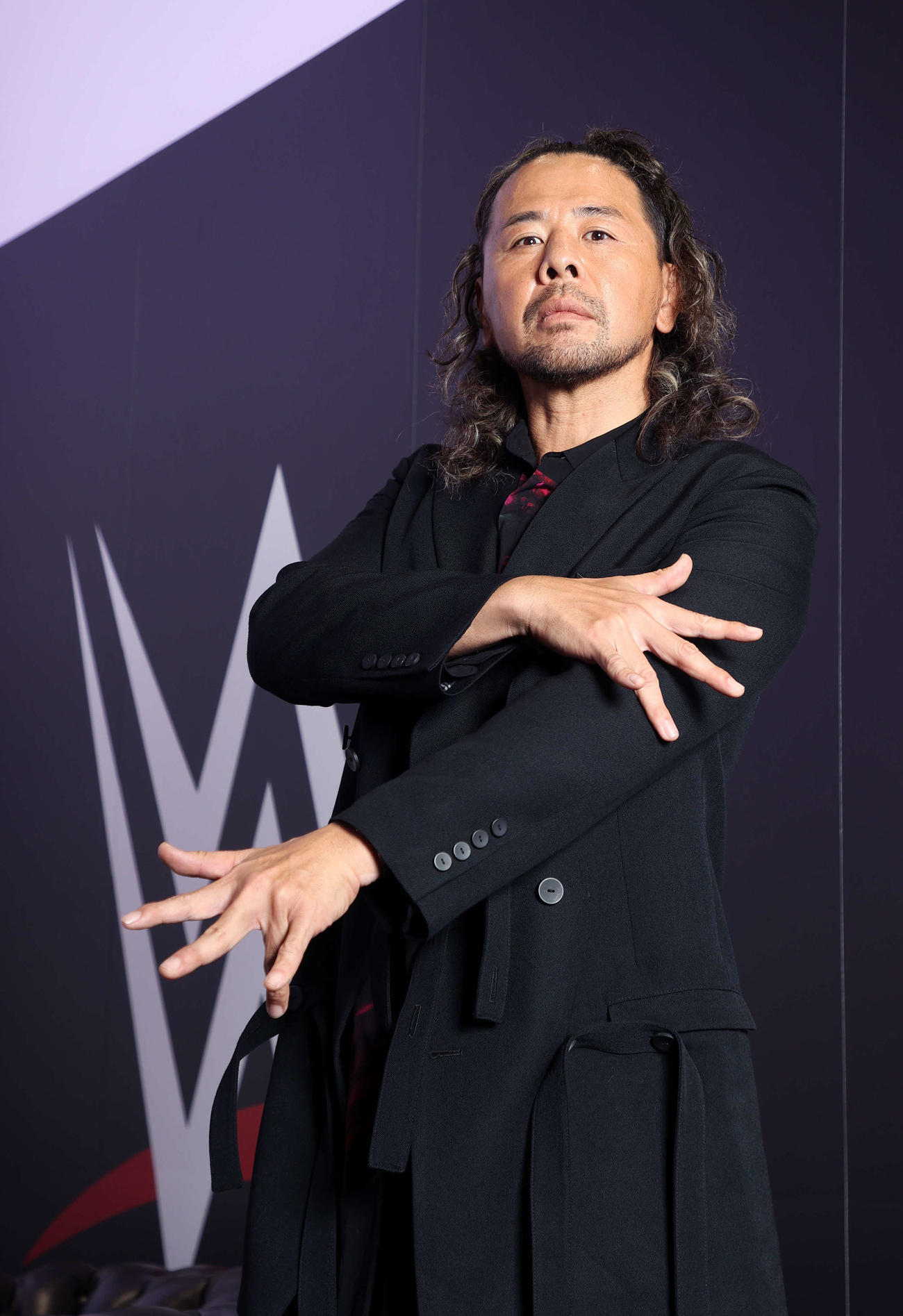 WWEサバイバーシリーズに参戦する中邑真輔（撮影・鈴木正人）