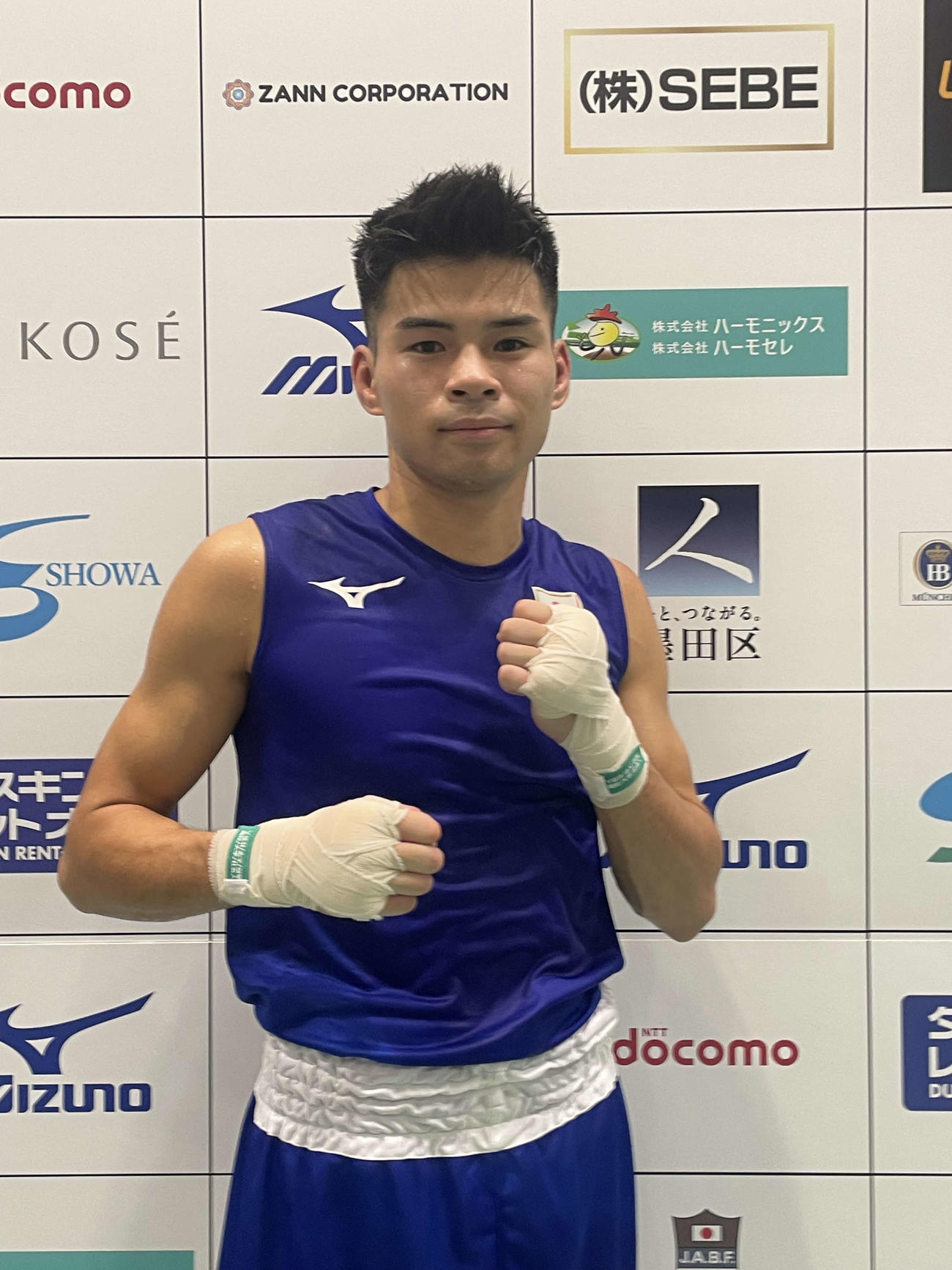 男子ライトウエルター級で準決勝に進んだ東農大の大橋