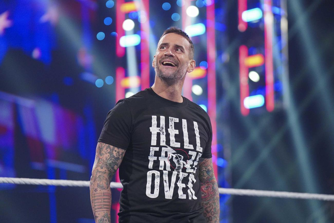 約10年ぶりにスマックダウンに登場したCMパンク（C）2023 WWE, Inc. All Rights Reserved.