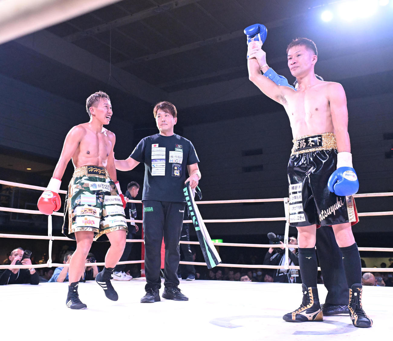 判定で石橋に敗れた真道ゴー（撮影・和賀正仁）