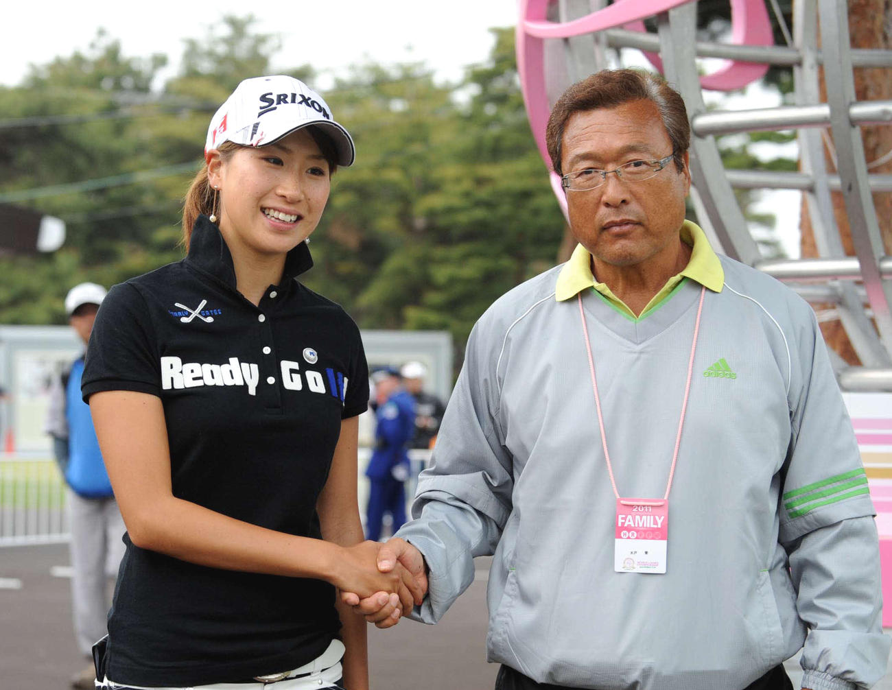 木戸愛（左）と木戸修さん（2011年撮影）