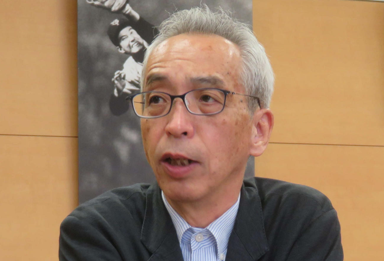津江章二氏（2022年5月20日撮影）