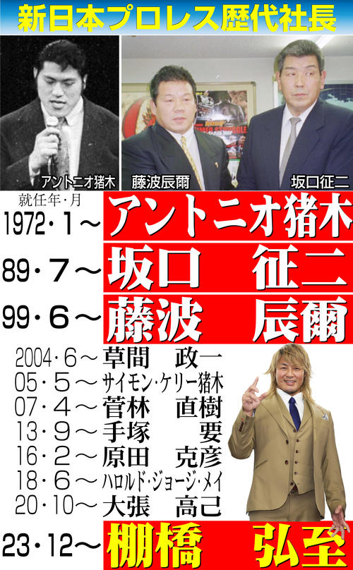 新日本】棚橋弘至が新社長就任 暗黒時代からV字回復に導いた立役者 1