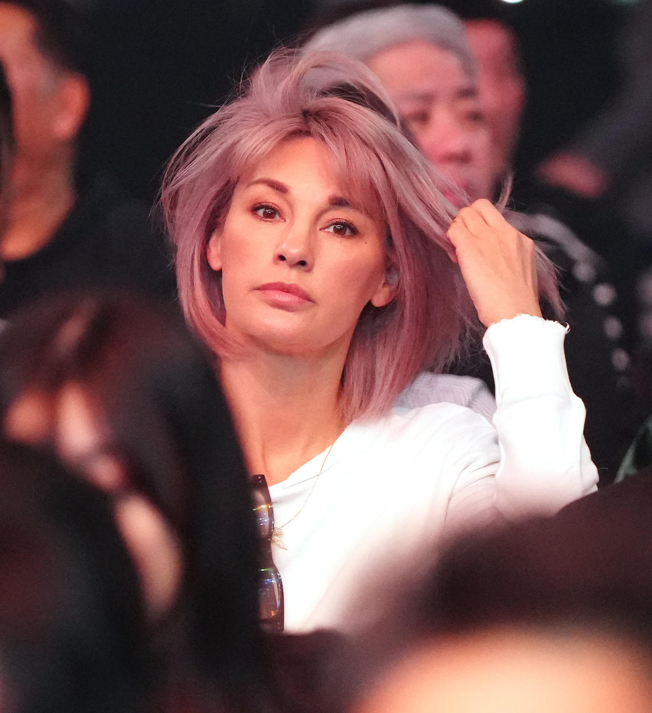 観戦に訪れた梅宮アンナ（撮影・江口和貴）