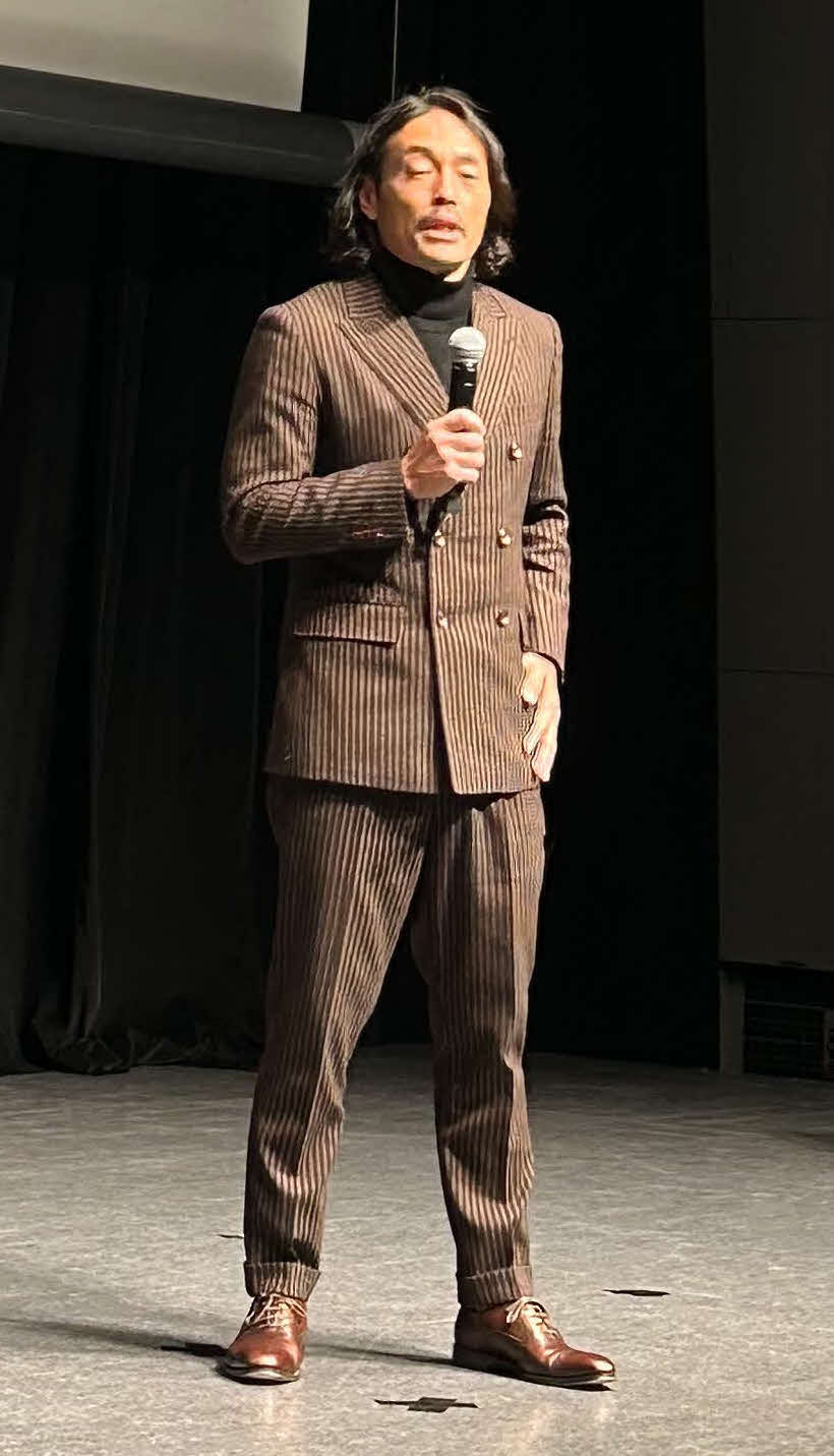 体育会学生向けイベント「VISION SUMMIT」に登壇した安彦考真（撮影・松尾幸之介）
