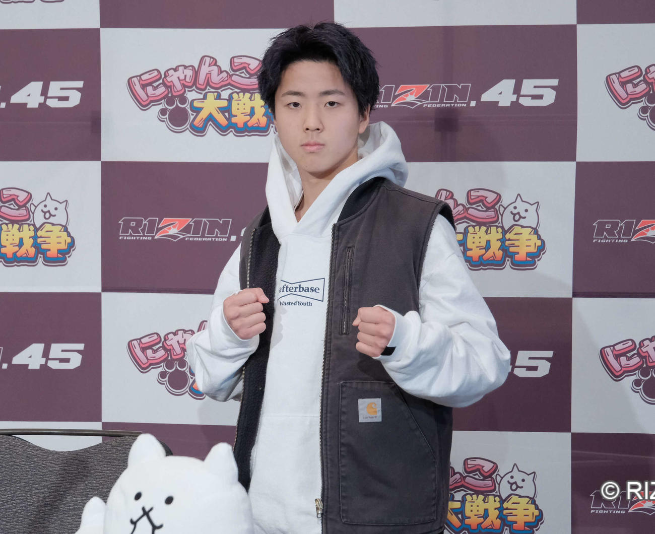 MMAに挑戦する那須川龍心（写真提供・RIZIN）