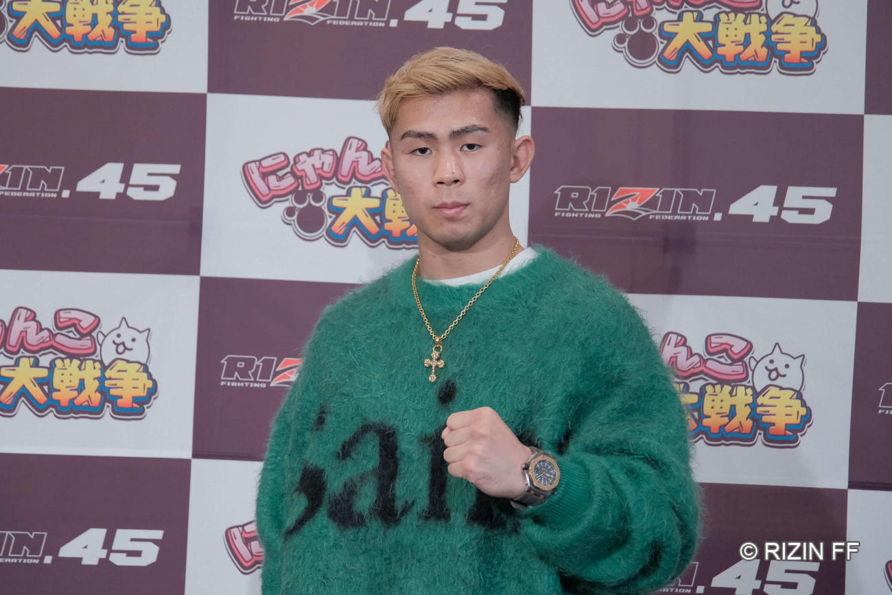 平本蓮をボコボコにすると宣言したYA－MAN（写真提供・RIZIN）