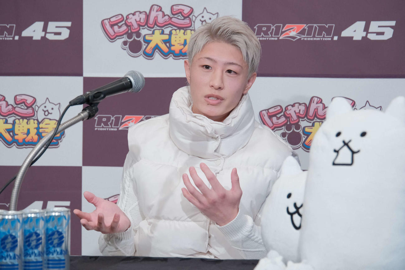 篠塚戦への意気込みを語る冨澤大智（写真提供・RIZIN）
