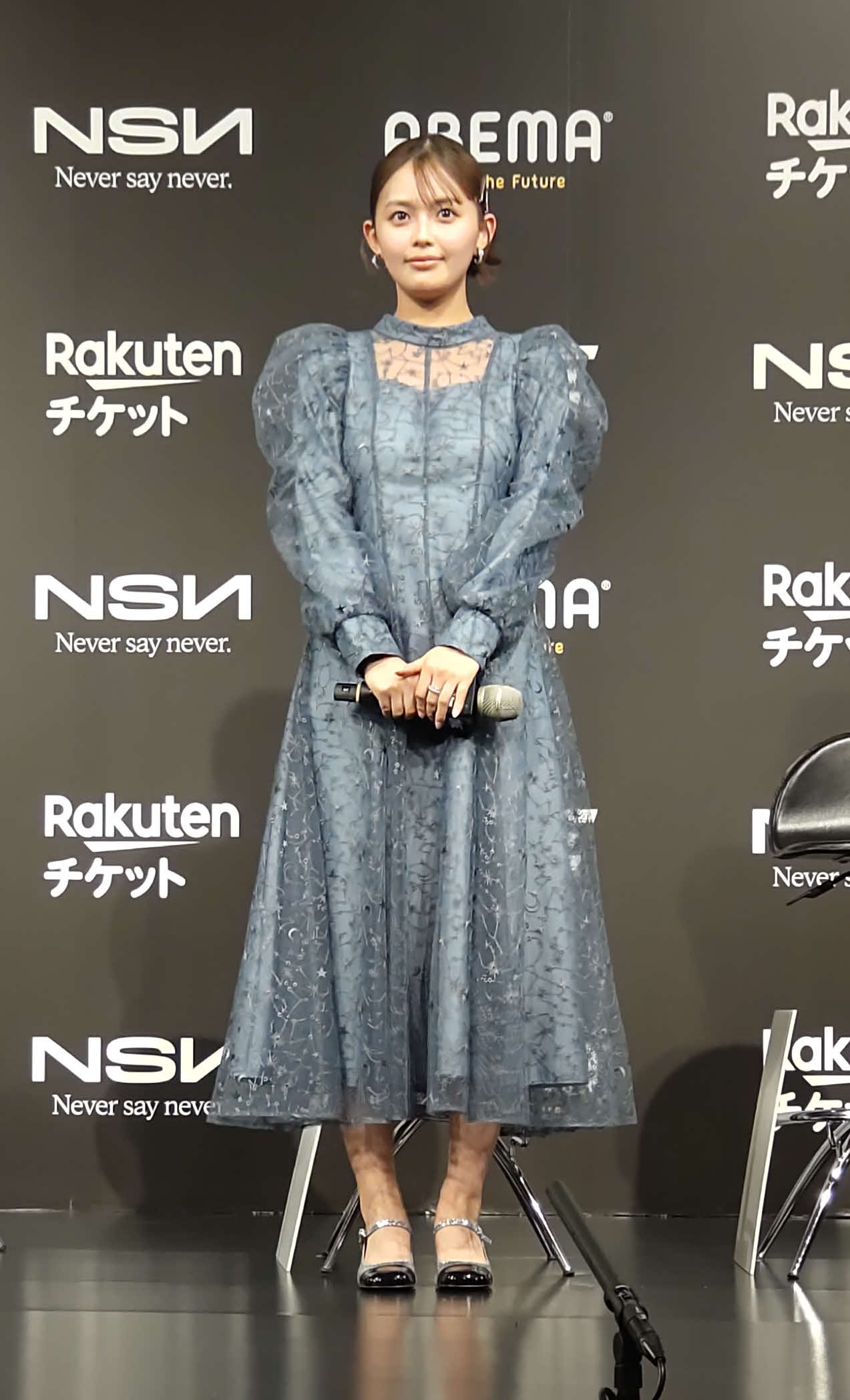 ONEの記者会見後のトークショーに出演した森日菜美