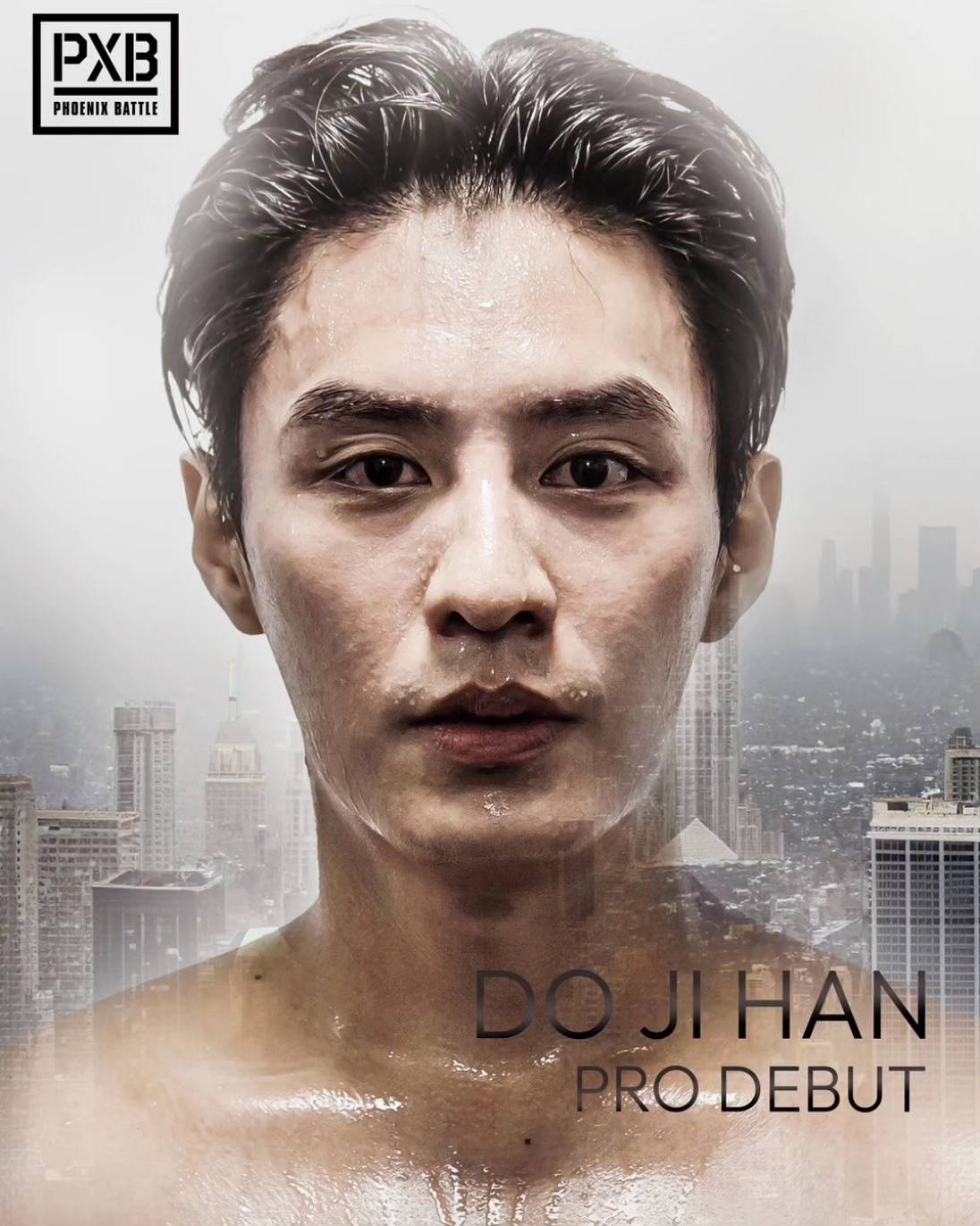 3月1日のフェニックスバトル・ソウル大会でボクシングデビューする韓国の人気俳優ト・ジハン（大橋ジム提供）