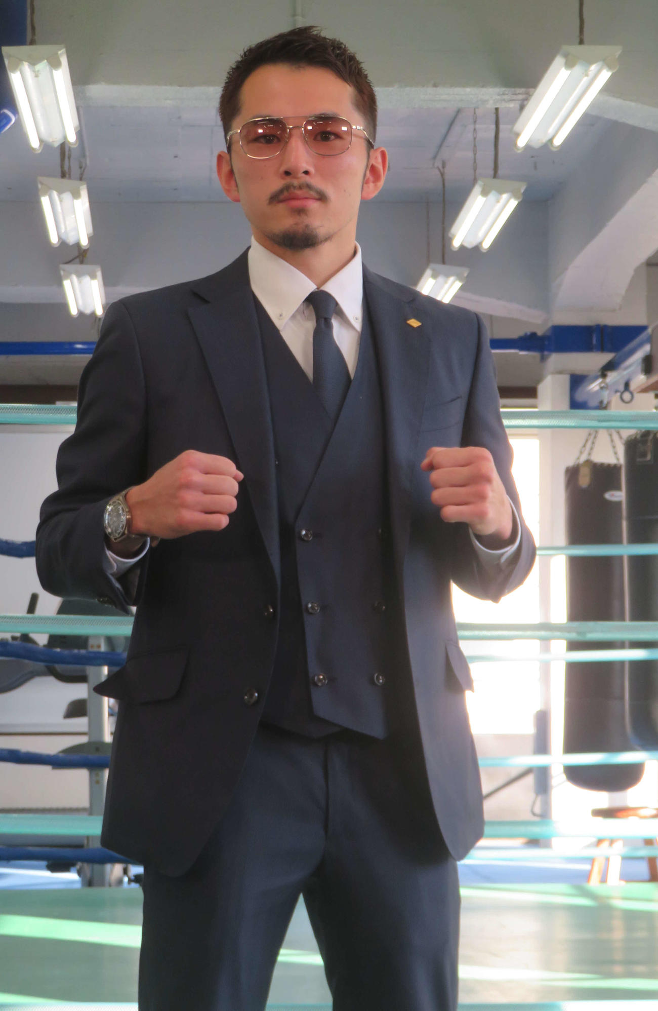 3月2日に世界初挑戦を控えるIBF世界フェザー級1位阿部麗也が所属ジムで会見