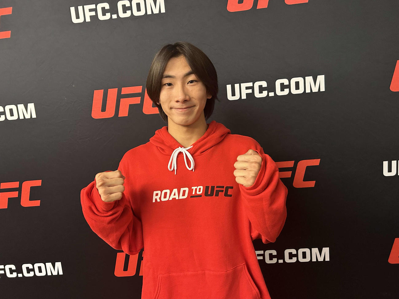 ROAD TO UFCフライ級決勝に出場する鶴屋怜（（C）Zuffa LLC／UFC）