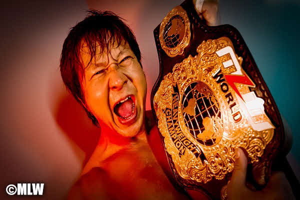 MLW世界ヘビー級王座を奪取した小島聡（新日本プロレス公式サイトから）