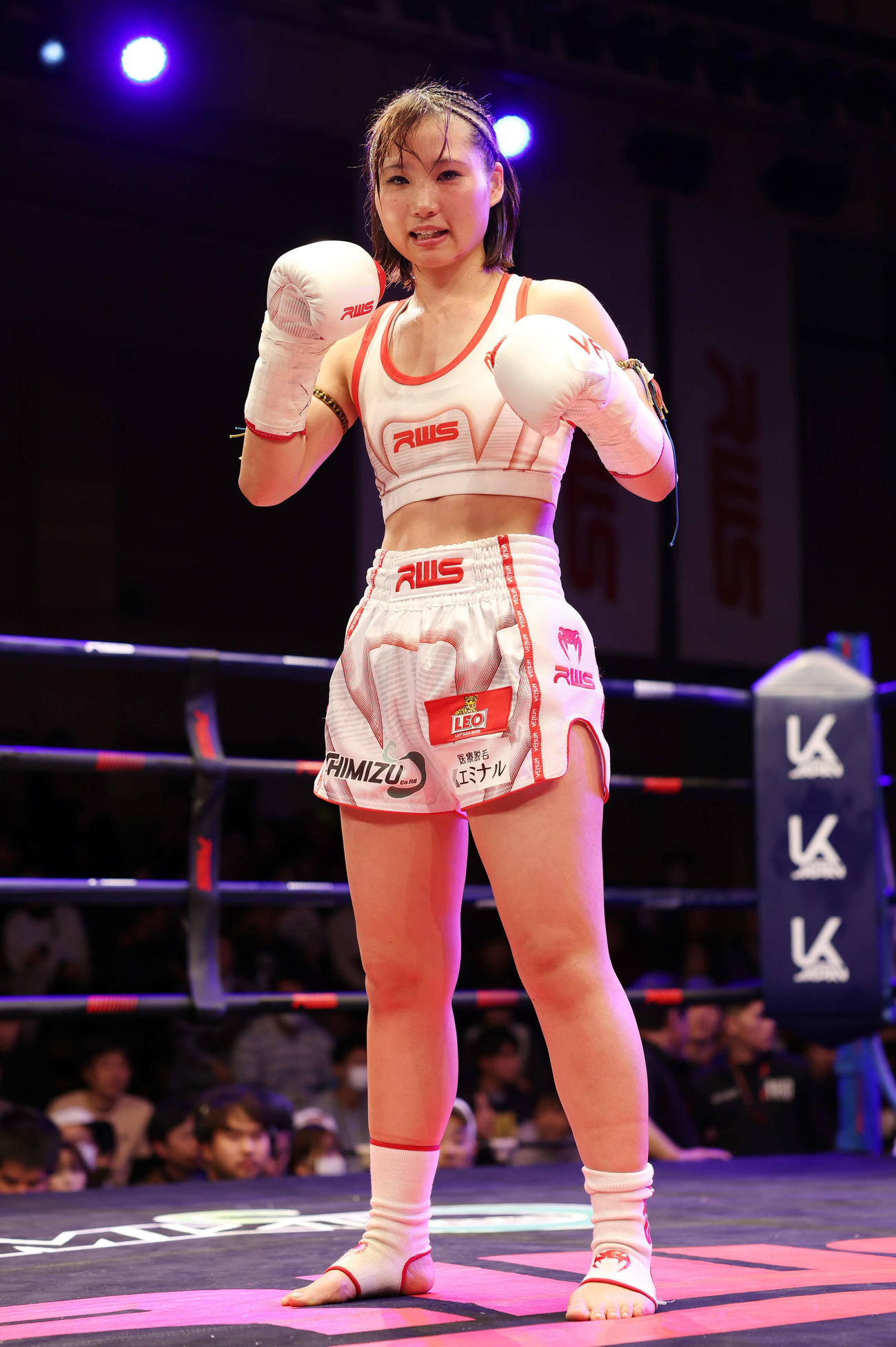 ノンミンに勝利した伊藤（撮影・宮地輝）