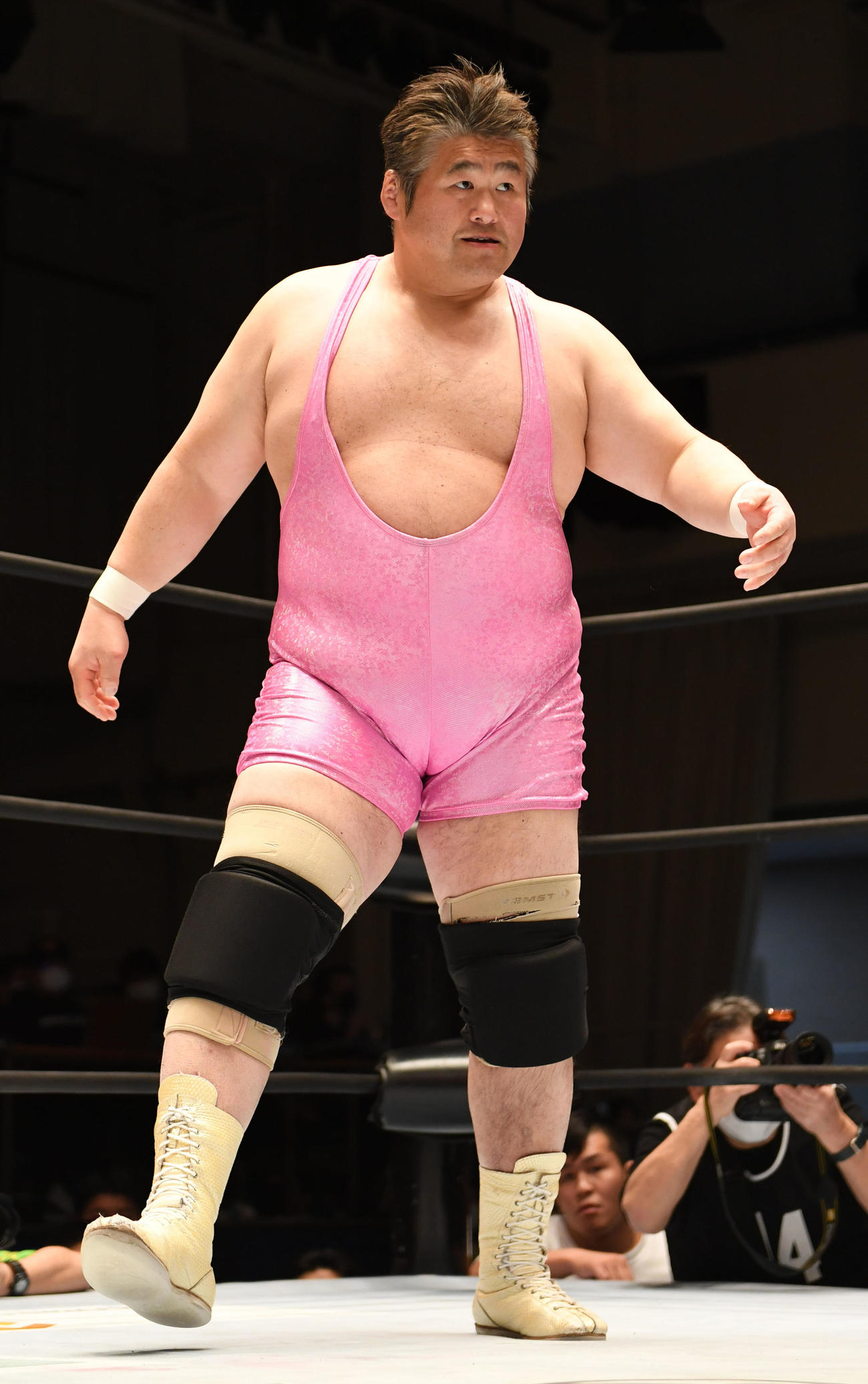 武藤敬司プロデュース　プロレスリング・マスターズに登場した吉江豊さん（2020年2月28日撮影）