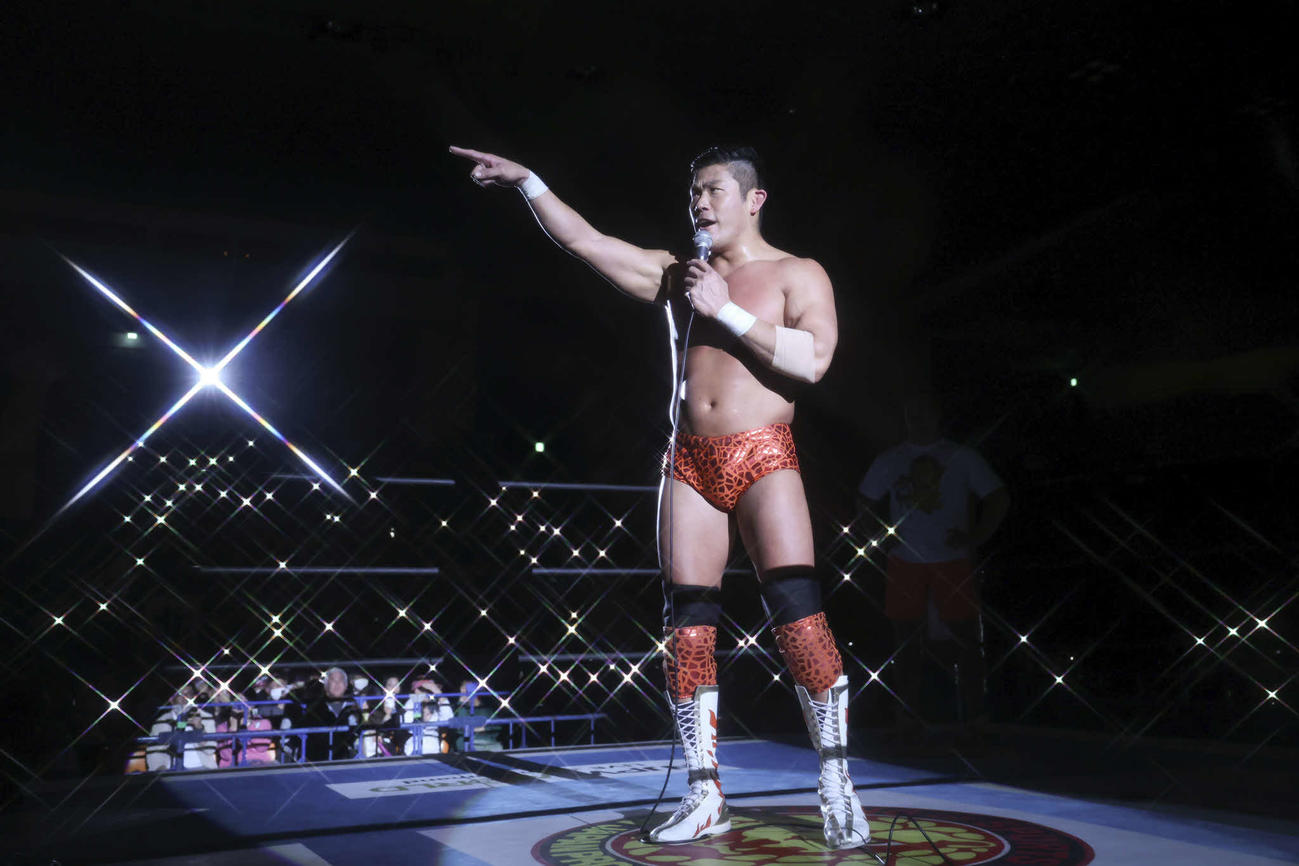 「ギフト」を演出したSANADA（写真提供・新日本プロレス）