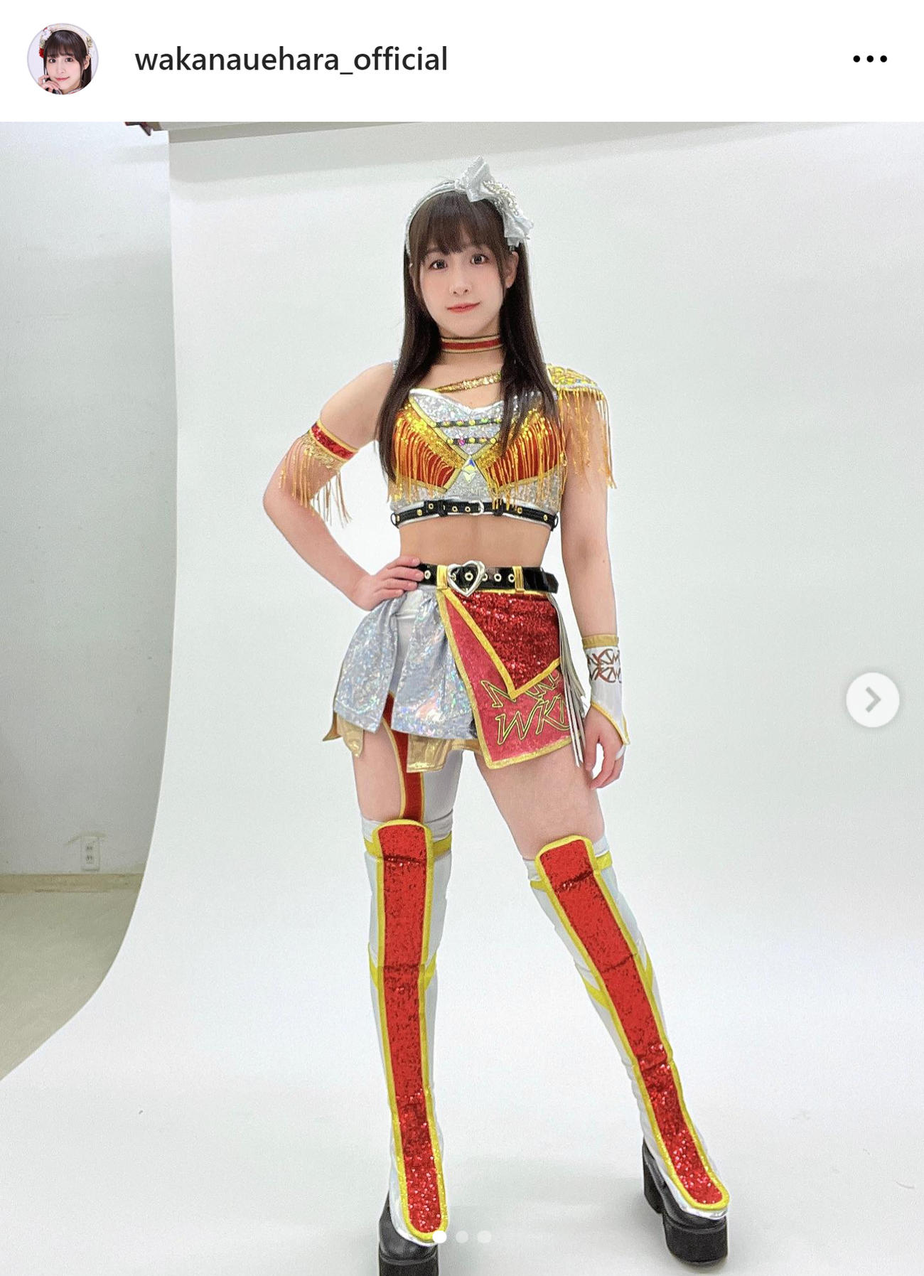 上原わかなのインスタグラムから