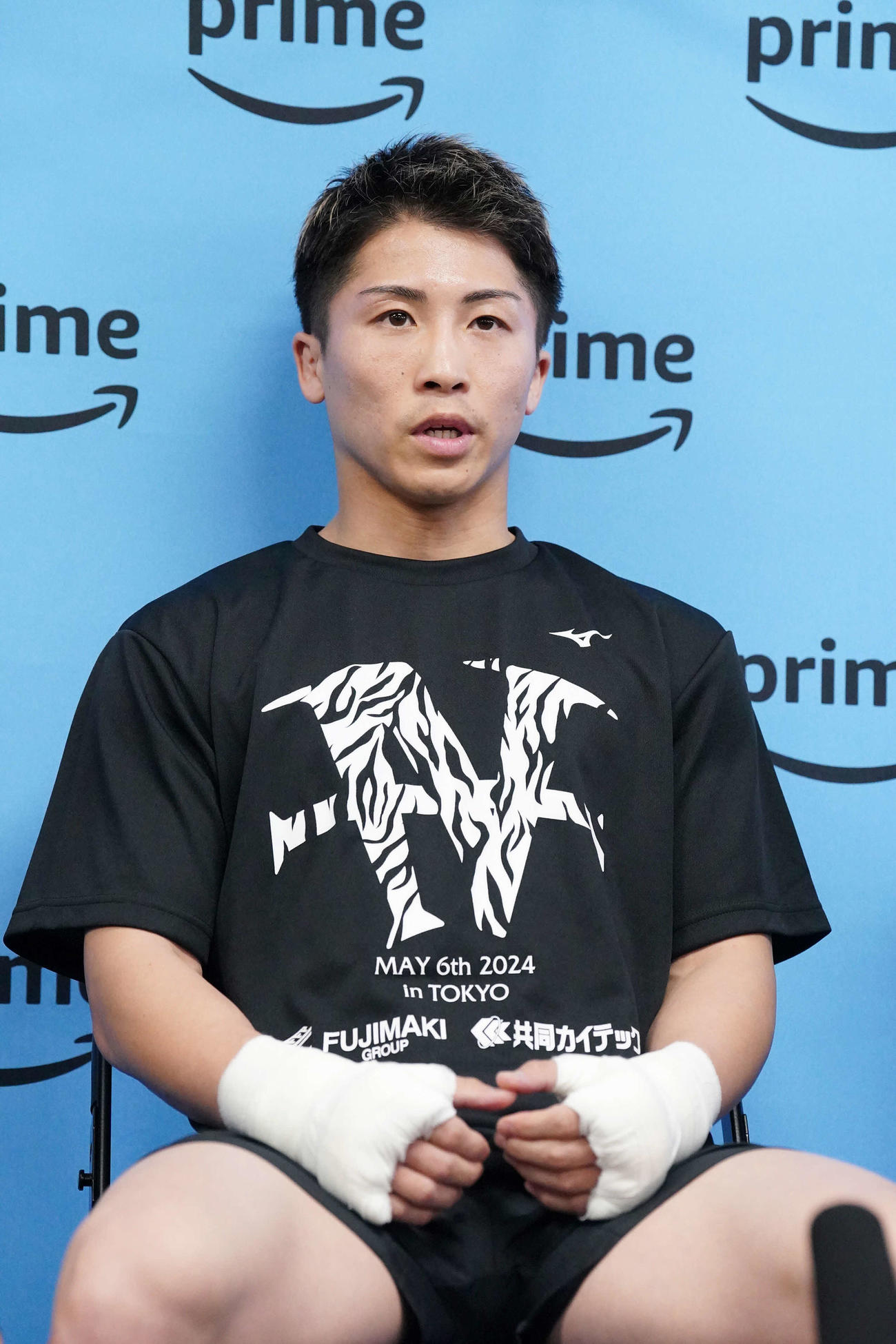 井上尚弥（2024年4月10日撮影）