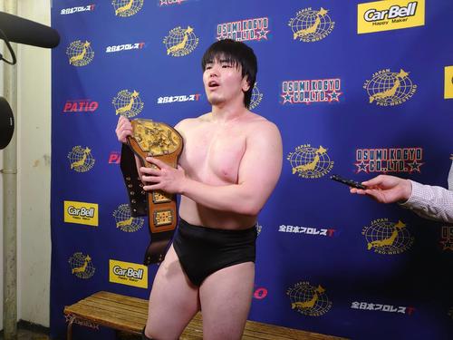 全日本】田村男児が立花誠吾GAORA王座に挑戦「直接3カウント取っ