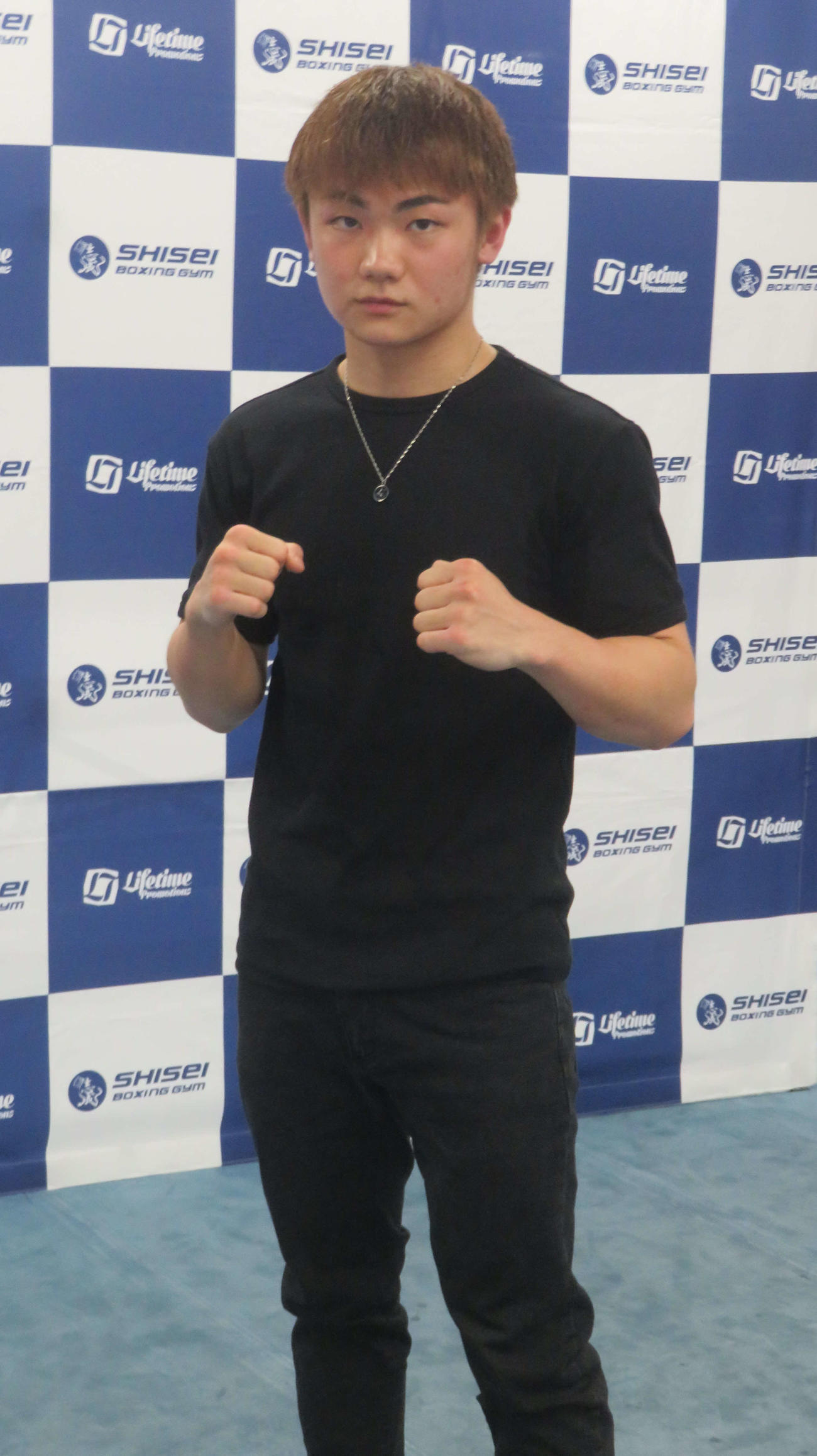 6月27日、東京・後楽園ホールでプロデビュー戦を控えるアマ3冠の吉良大弥。井岡一翔所属の志成ジムからプロ転向