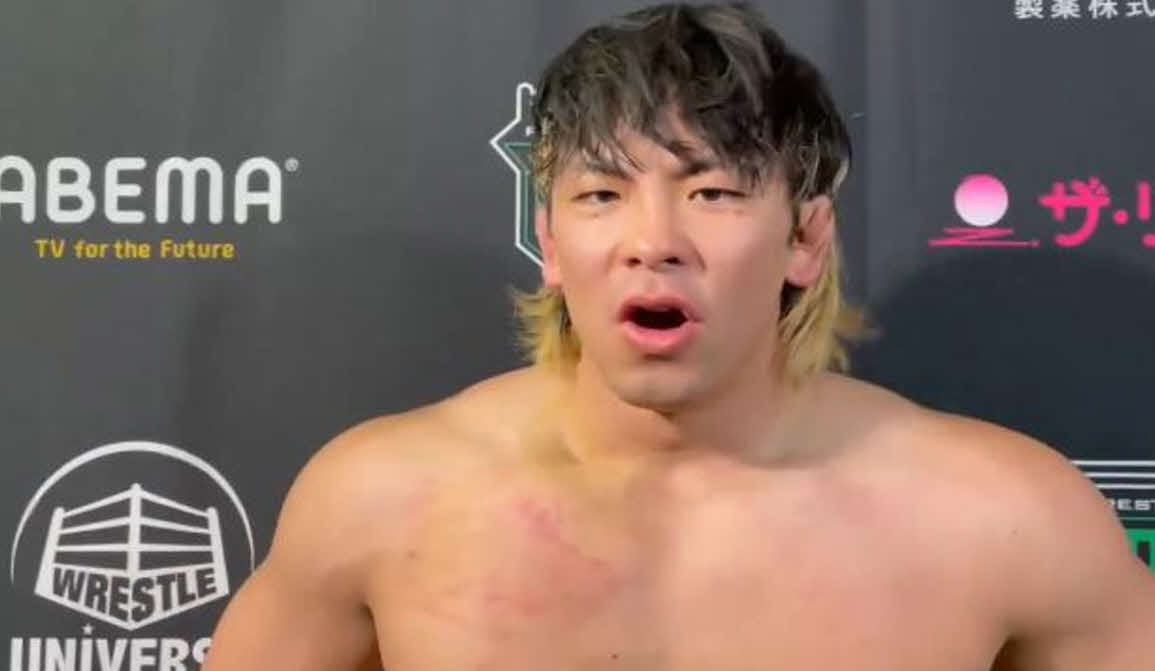バックステージで「オレの居場所はノアだから」と明言した大岩陵平（ノア公式Xから）