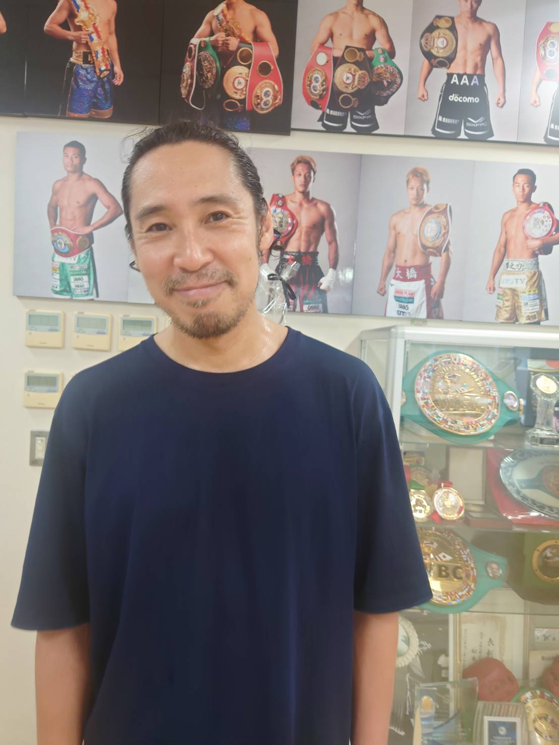 大橋ジムの新トレーナーに就任した俳優木幡竜こと木幡竜一氏（大橋ジム提供）