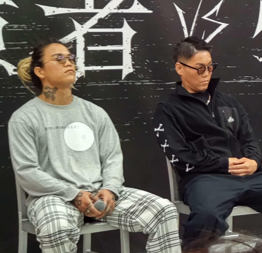 左から山口侑馬、山口裕人（2024年4月撮影）