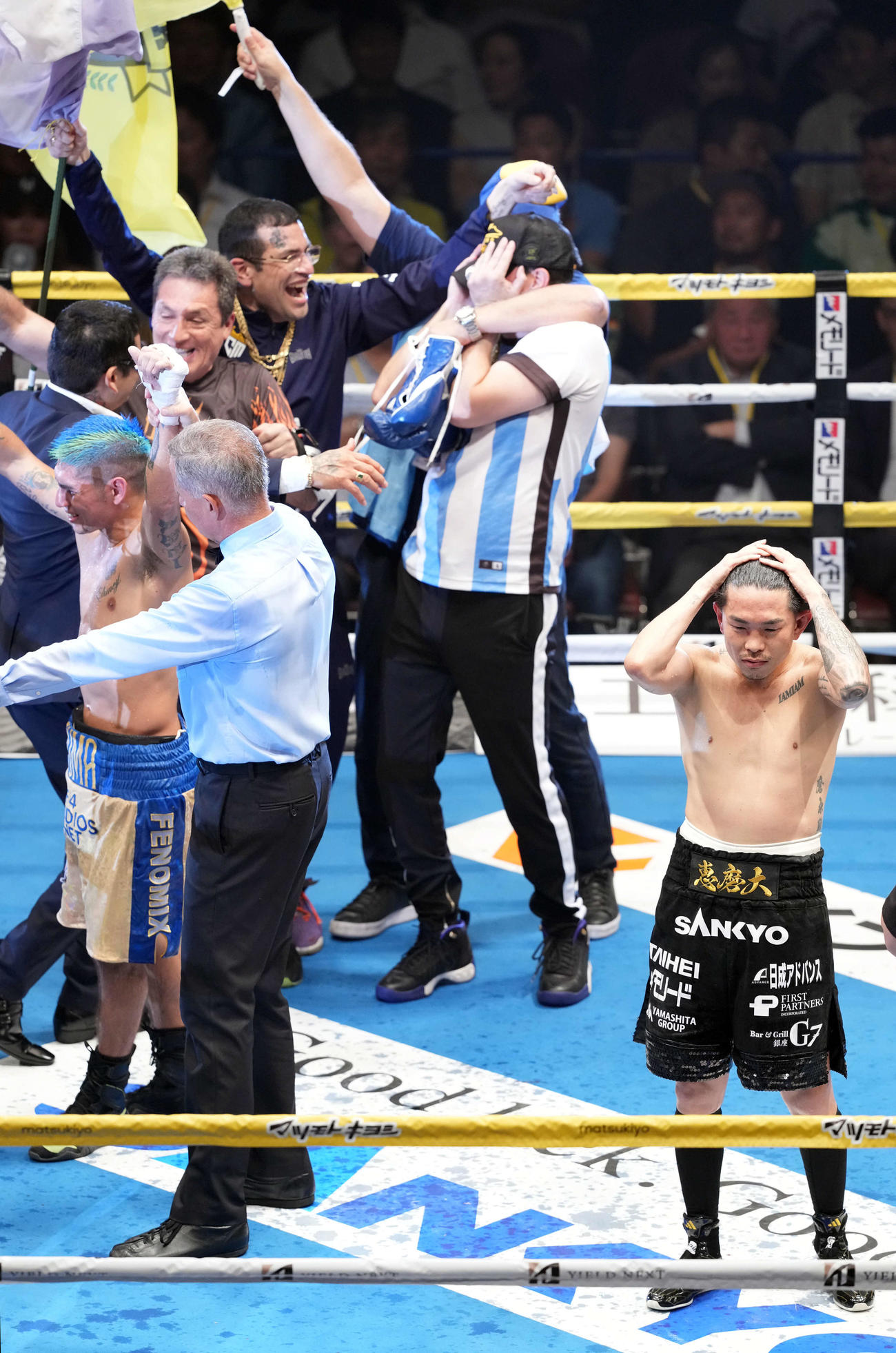 7月7日　WBA・IBF世界スーパーフライ級王座統一戦　フェルナンド・マルティネスに判定負けを喫した井岡
