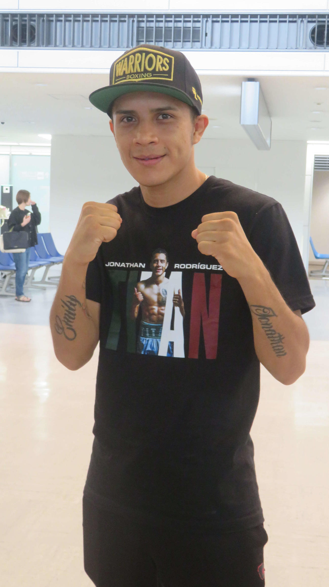 20日にWBO世界スーパーフライ級王者田中恒成に挑戦する同級12位ジョナタン・ロドリゲスが来日