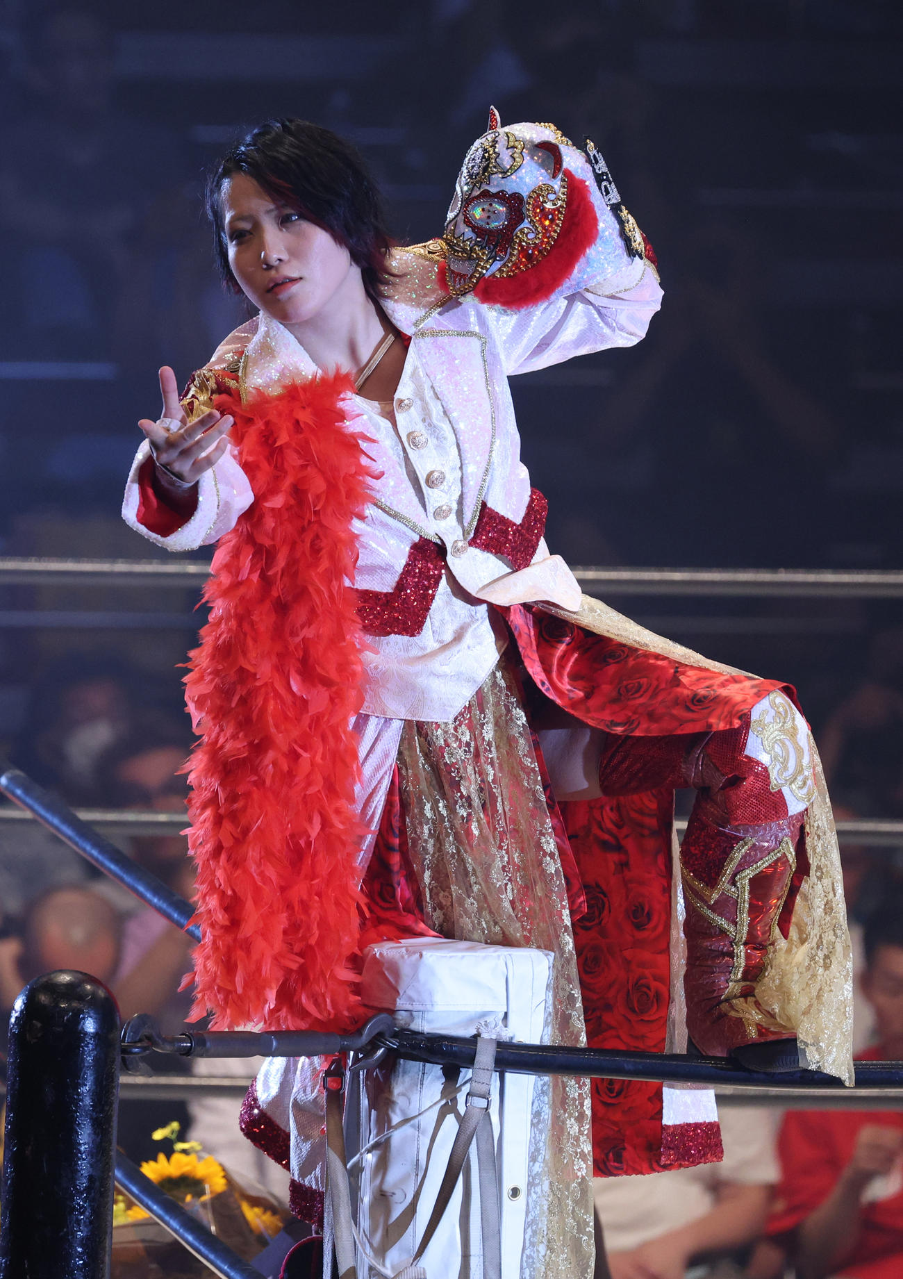 入場する林下（撮影・中島郁夫）