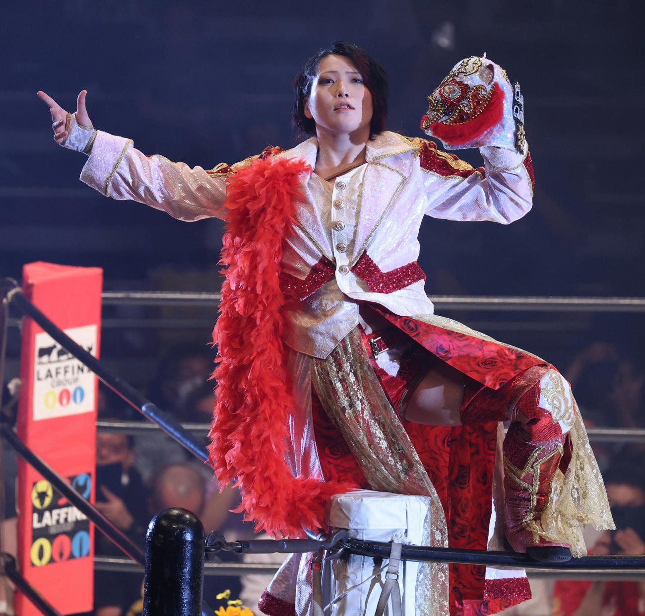 入場する林下（撮影・中島郁夫）