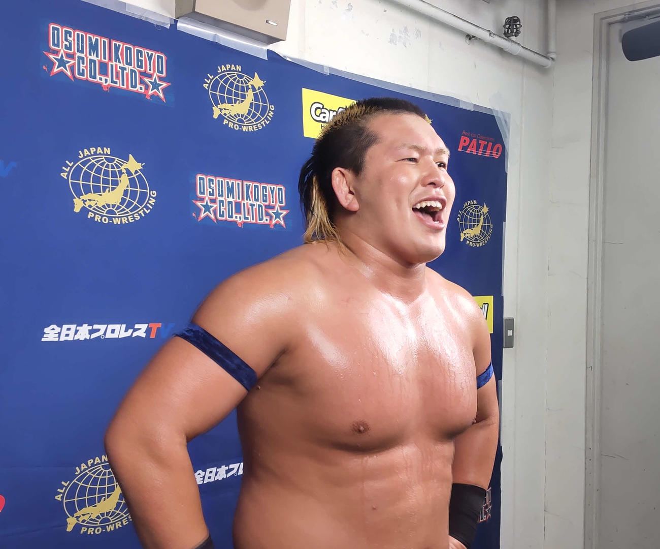 前哨戦に勝利して気勢を上げる本田竜輝